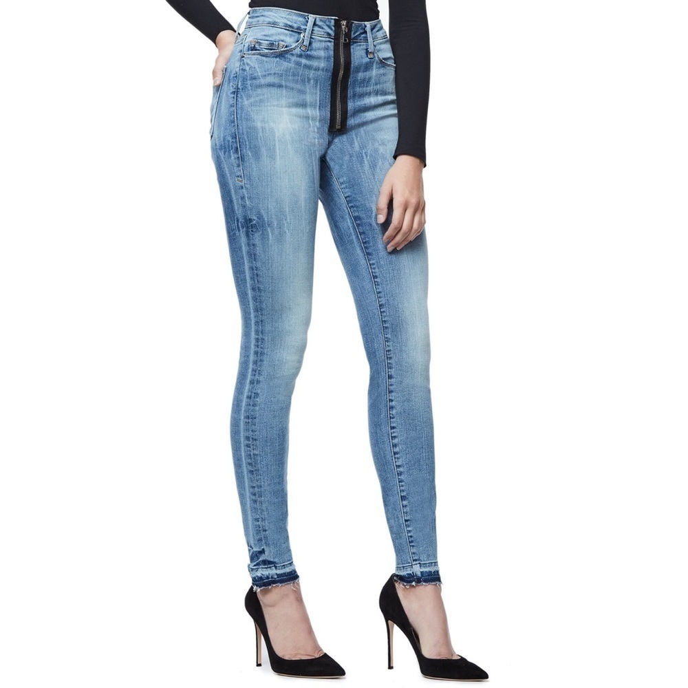 NWT Good American Light Blue Skinny Jeans